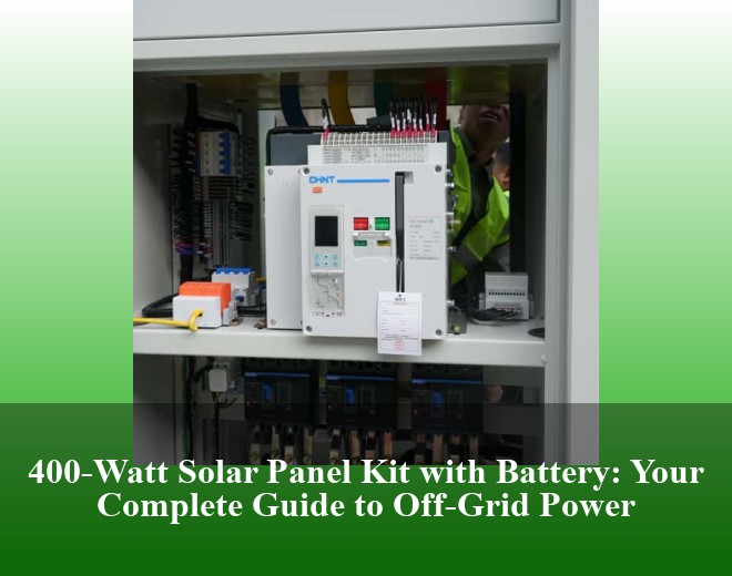 400-Watt Solar Panel Kit with Battery: Your Complete Guide to Off-Grid Power